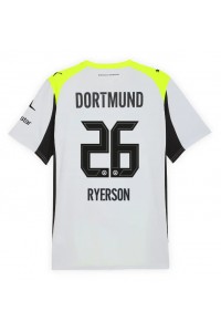 Borussia Dortmund Julian Ryerson #26 Voetbaltruitje Uit tenue 2025-26 Korte Mouw